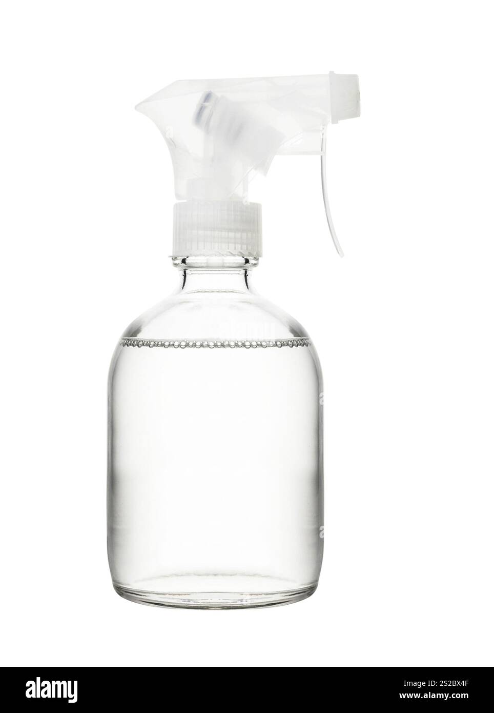 Blue plastic spray bottle isolated on white background Stock Photo - Alamy