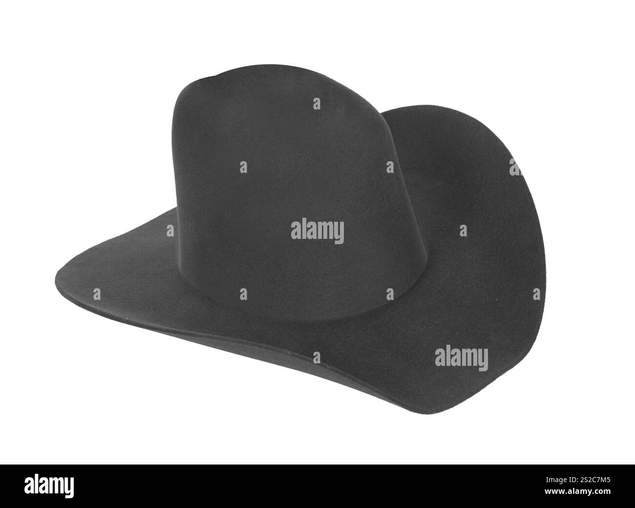 cowboy hat closeup isolated on a white background Stock Photo - Alamy