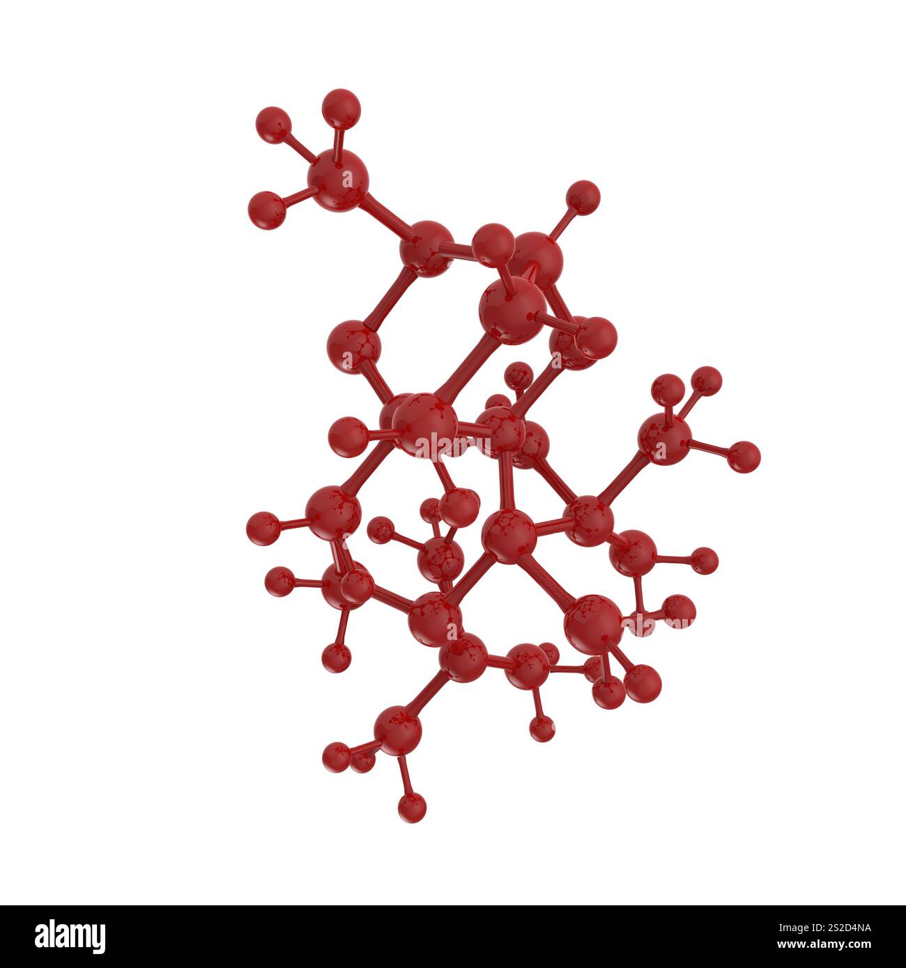 Molecule white 3d on white background Stock Photo - Alamy
