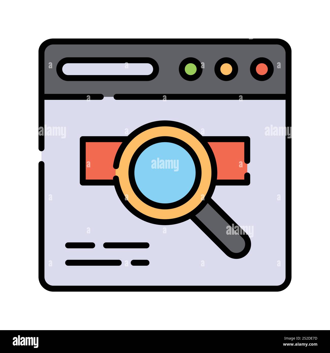Download this amazing icon of web search, ready to use Stock Vector ...