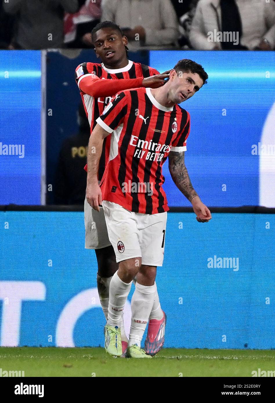 RIYADH, SAUDI ARABIA - JANUARY 6: Christian Pulisic of AC Milan ...