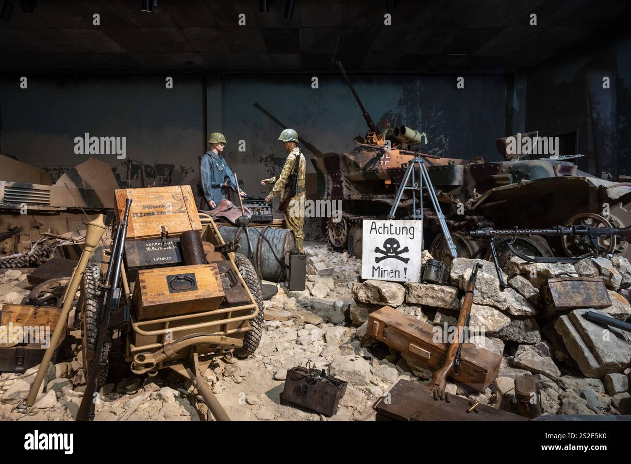 Falaise pocket diorama memorial museum of the battle of normandy