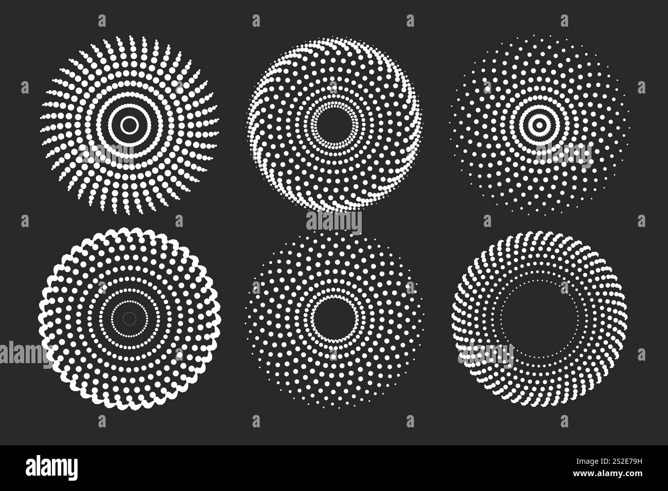 Radial dot burst dynamic Stock Vector Images - Alamy