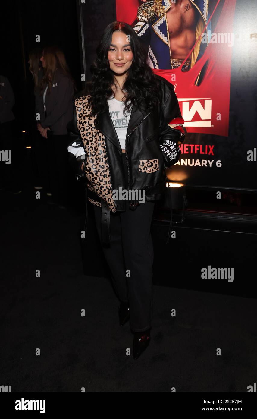 INGLEWOOD, CA JANUARY 06 Vanessa Hudgens at the WWE Monday Night Raw