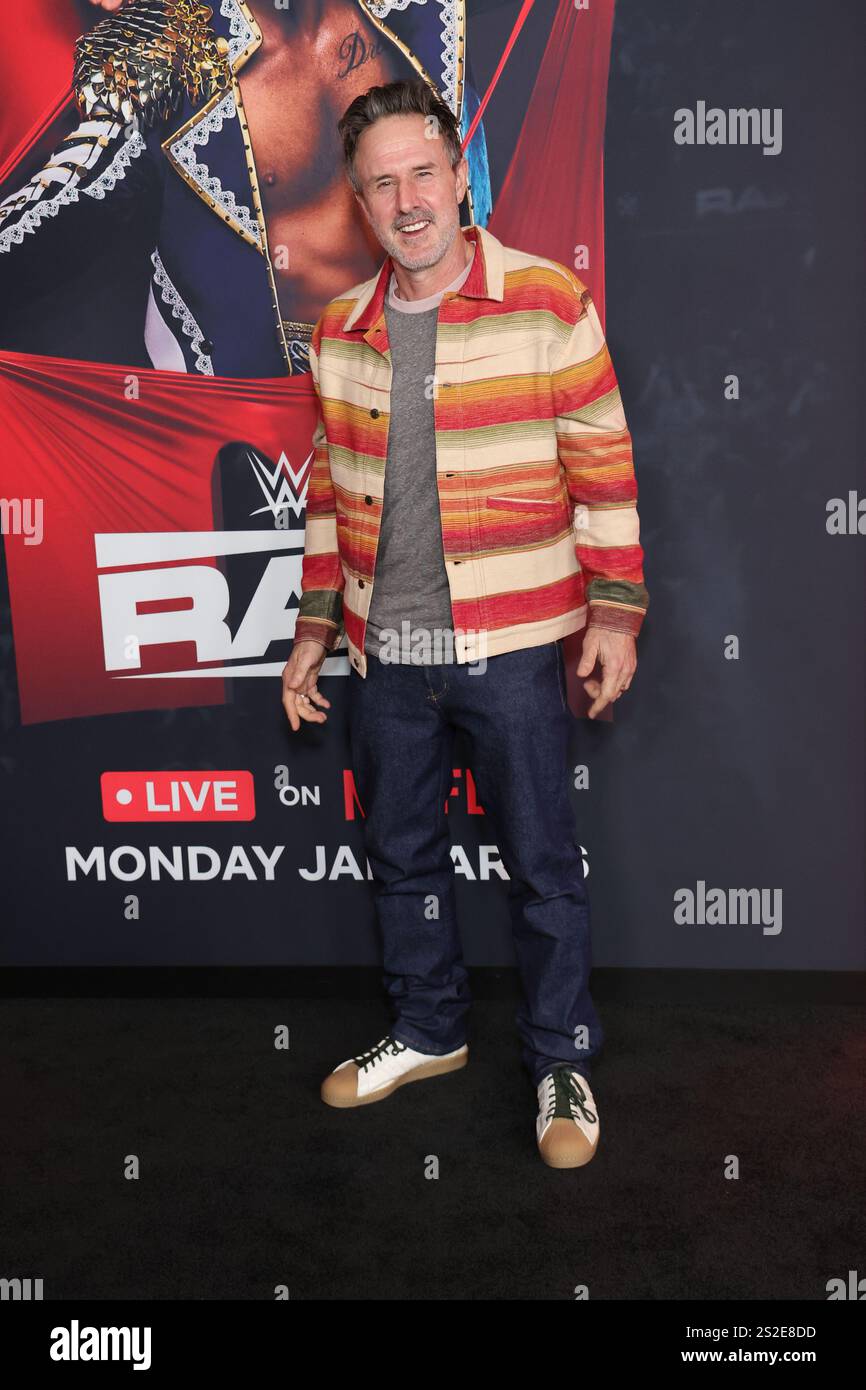 INGLEWOOD, CA JANUARY 06 David Arquette at the WWE Monday Night Raw