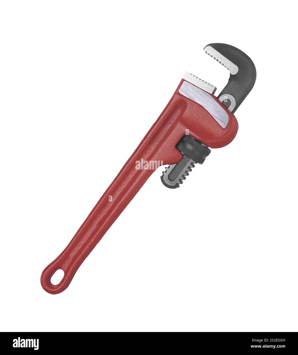 Pipe wrench isolated on white background Stock Photo - Alamy