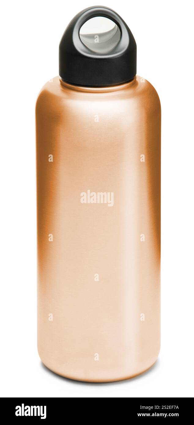 Aluminum bottle water isolated white background Stock Photo - Alamy