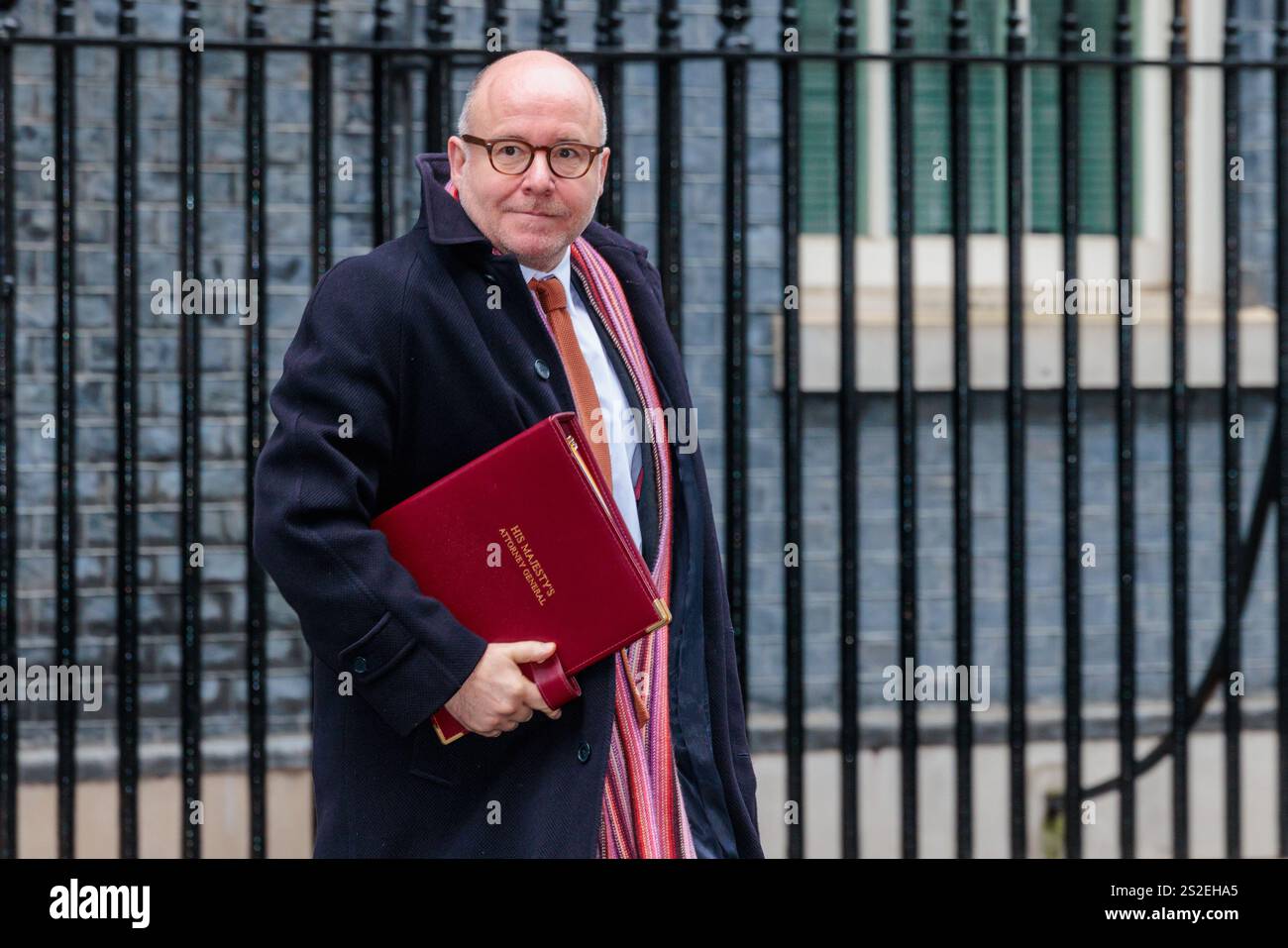 Downing Street, London, UK. 7th January 2025. Richard Hermer KC