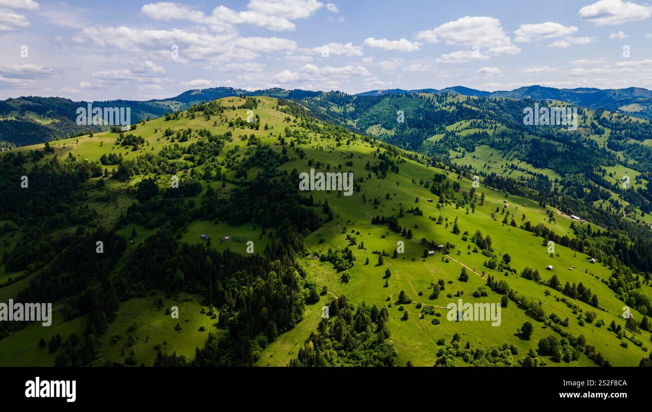 The Italian Alps, a majestic mountain range spanning the northern regions of Italy. Stock Photo