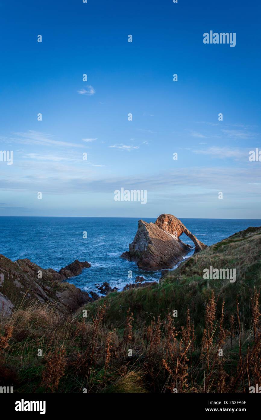 Bow Fiddle Rock, Portknockie Stock Photo Stock Photo