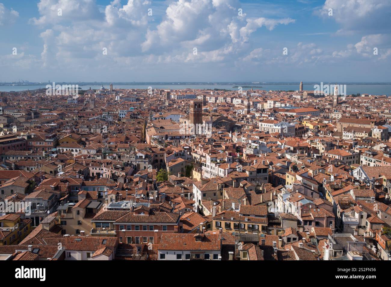 St. Mark's Rower View from St Mark's tower, Venice Stock Photo - Alamy