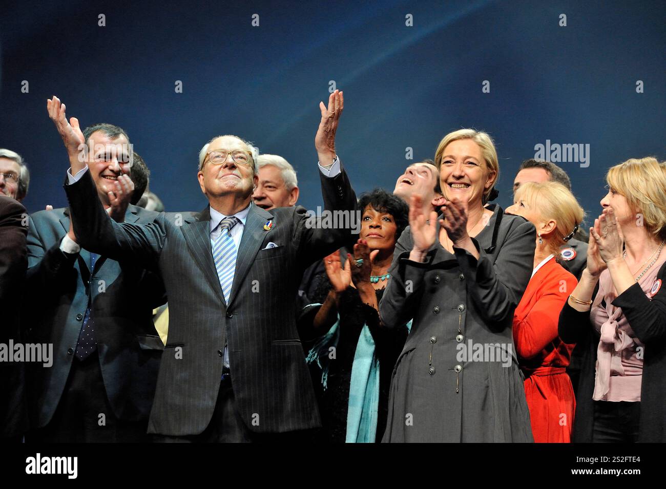 File photo French National Front (FN) farright party new president