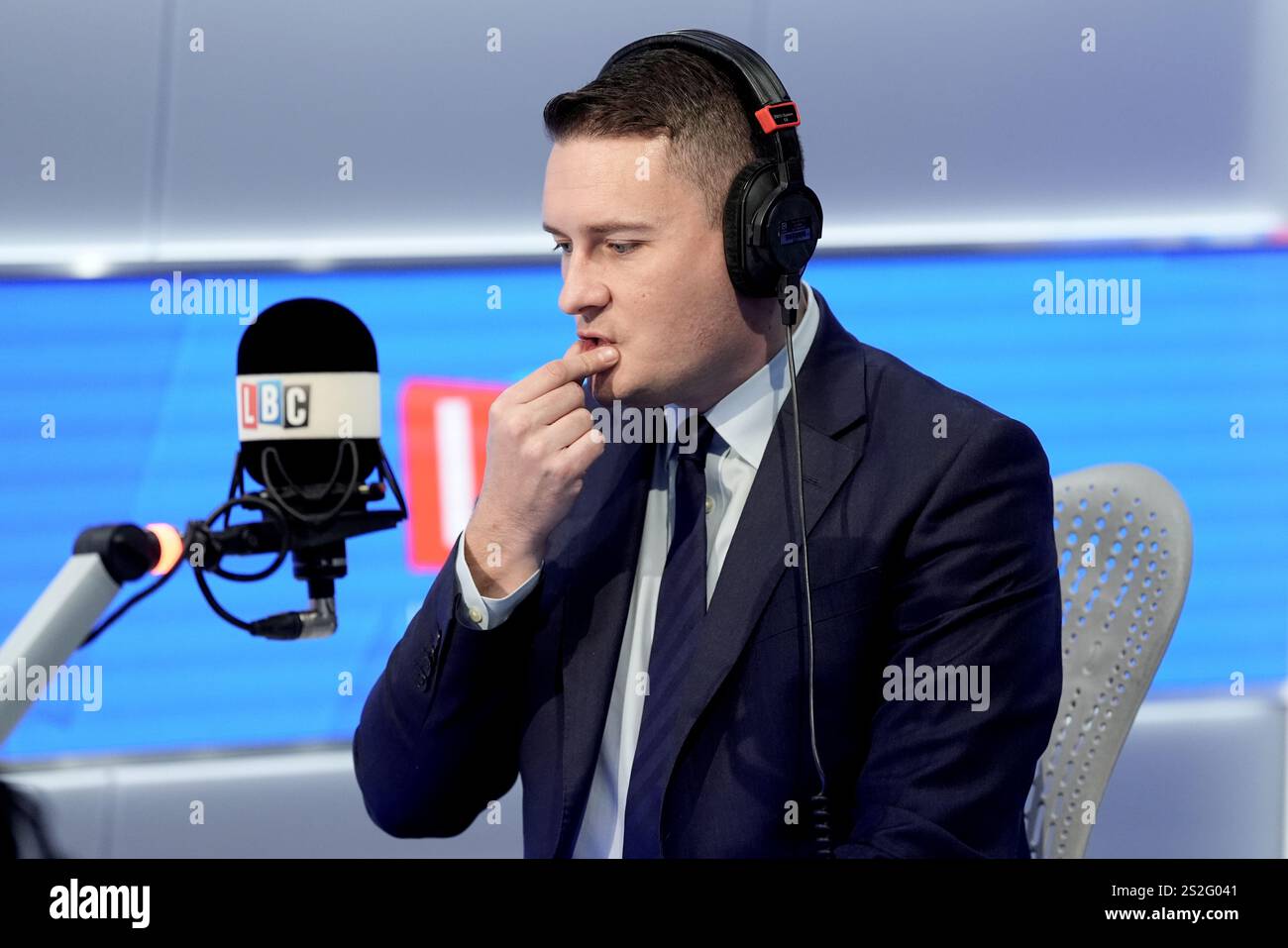 Health Secretary Wes Streeting during an appearance on LBC's Sheila