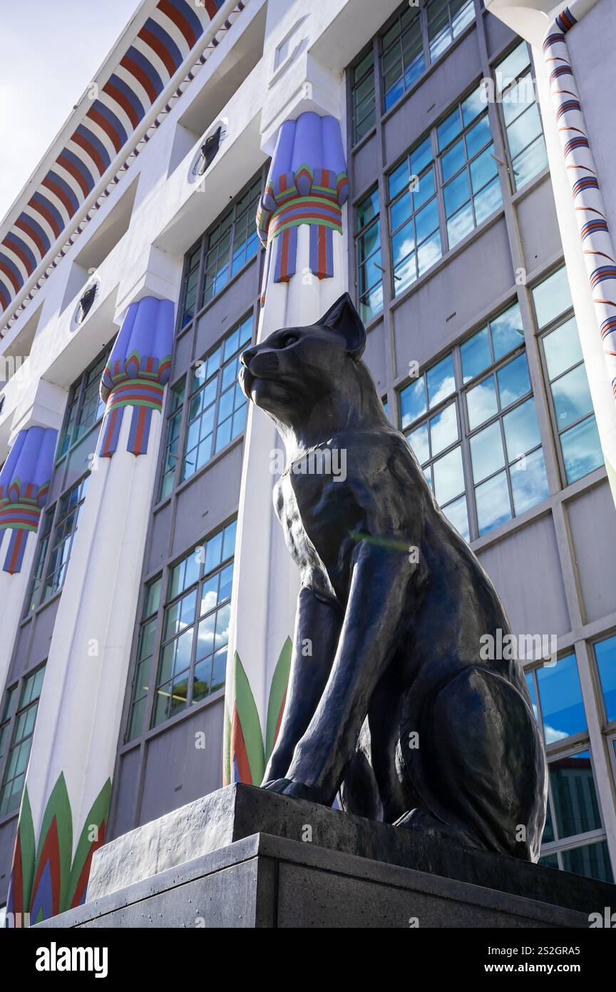 Greater London House - Art Deco Egyptian Revival Black Cat Factory ...