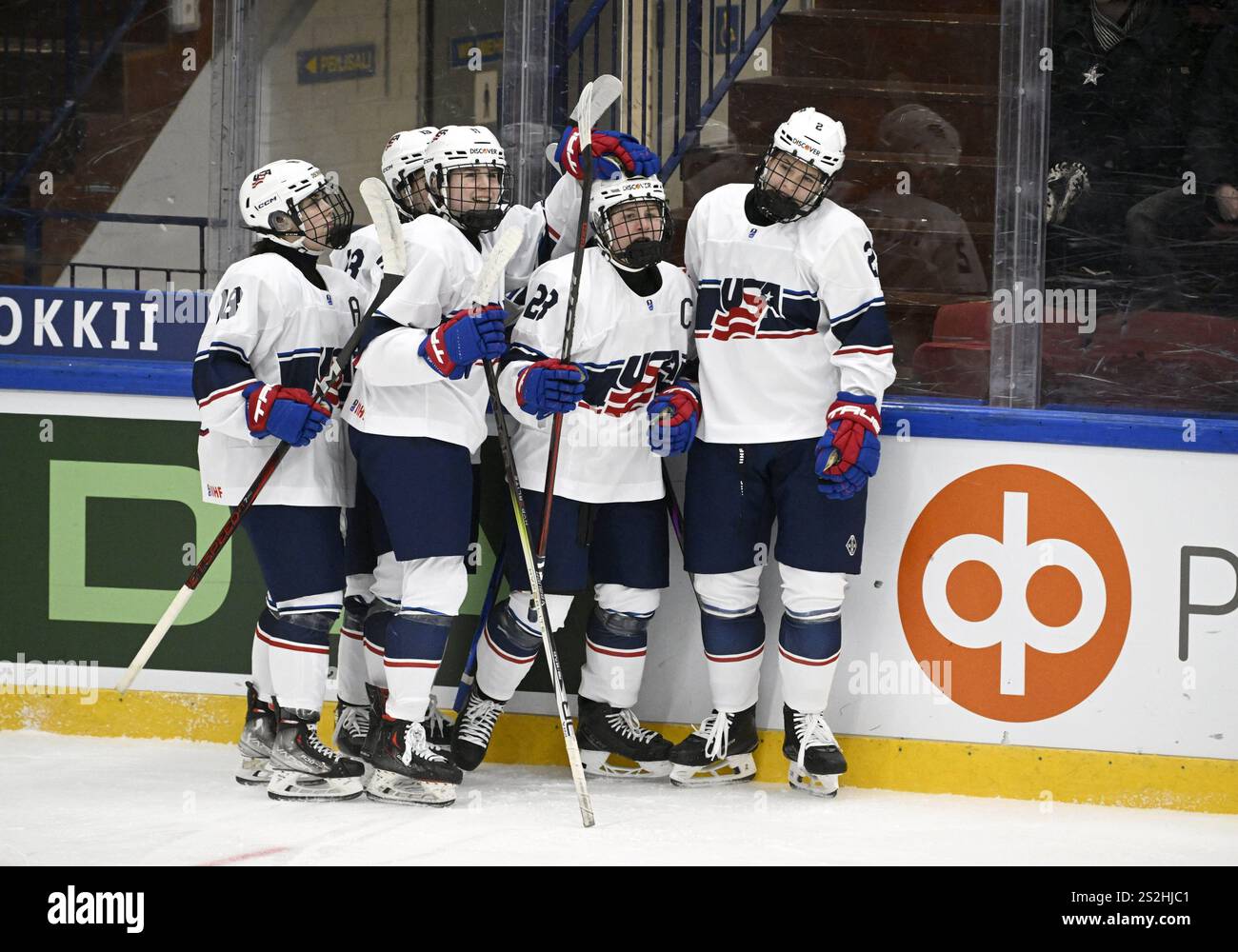Players of USA celebrates 50 goal by Anabella Fanale during the 2025