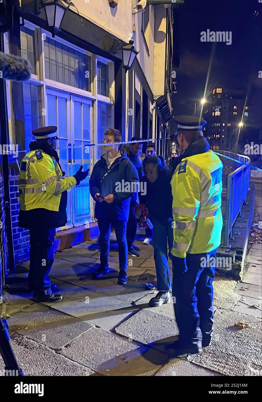 Police at the scene in Woolwich, south east London where a 14yearold