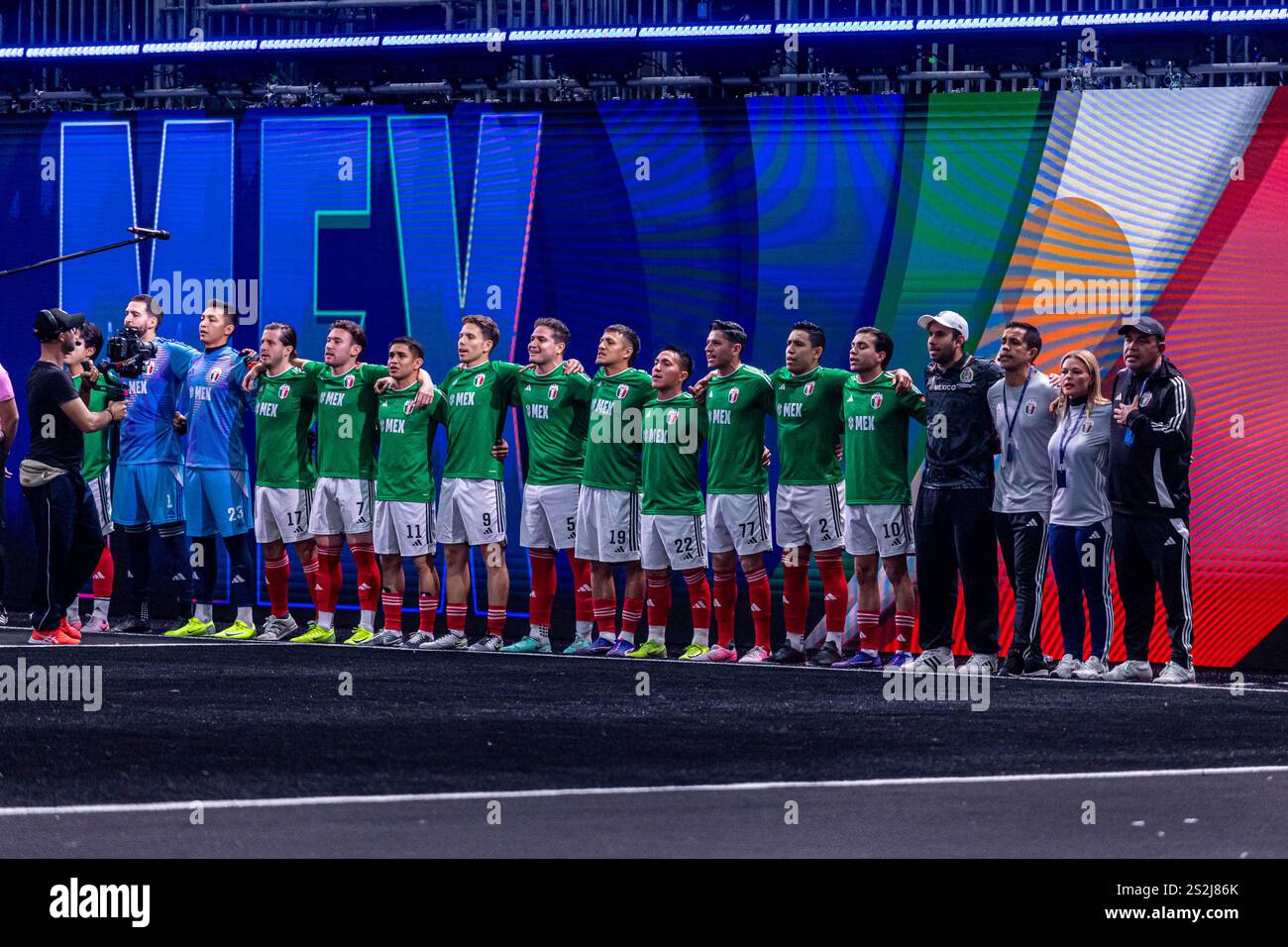 Mexican team during King World Cup Nations Knockout Stage, Other in