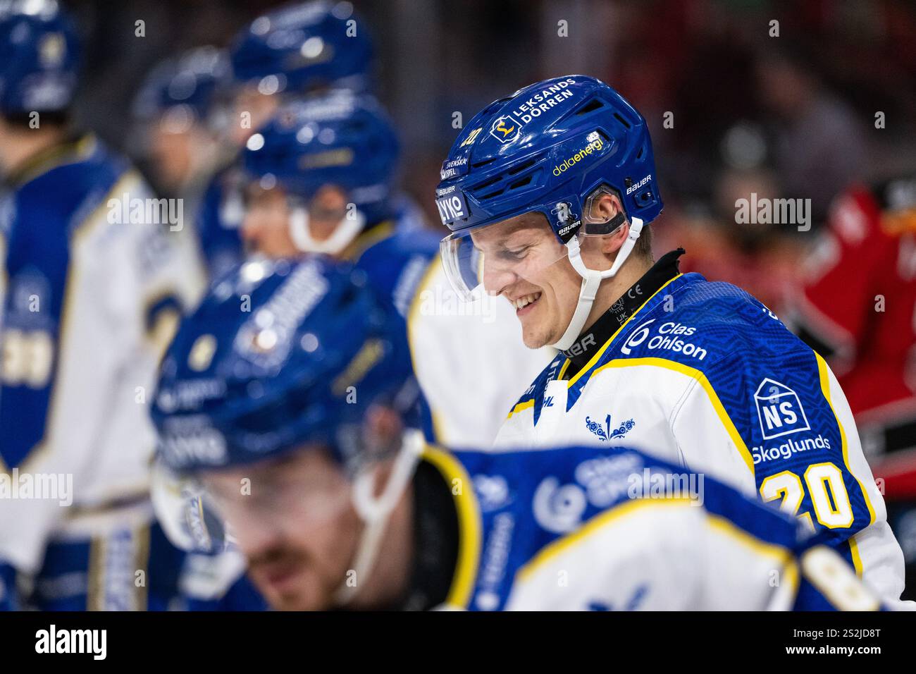 Axel Rindell 250107 Leksands Axel Rindell inför ishockeymatchen i SHL mellan Luleå ...