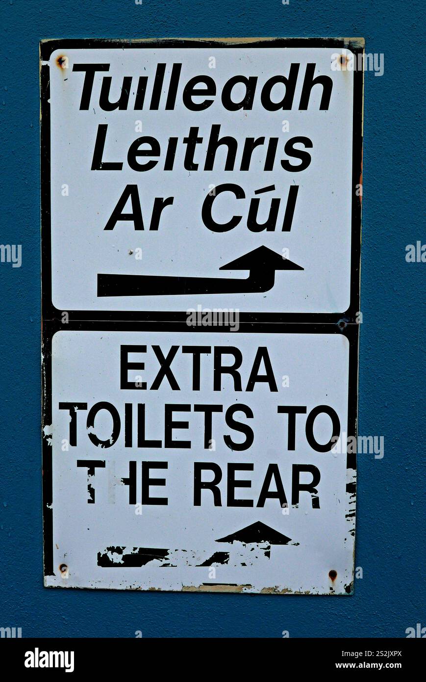 Toilets in Dingle, Kerry county, Munster province, Republic of Ireland, Europe Stock Photo