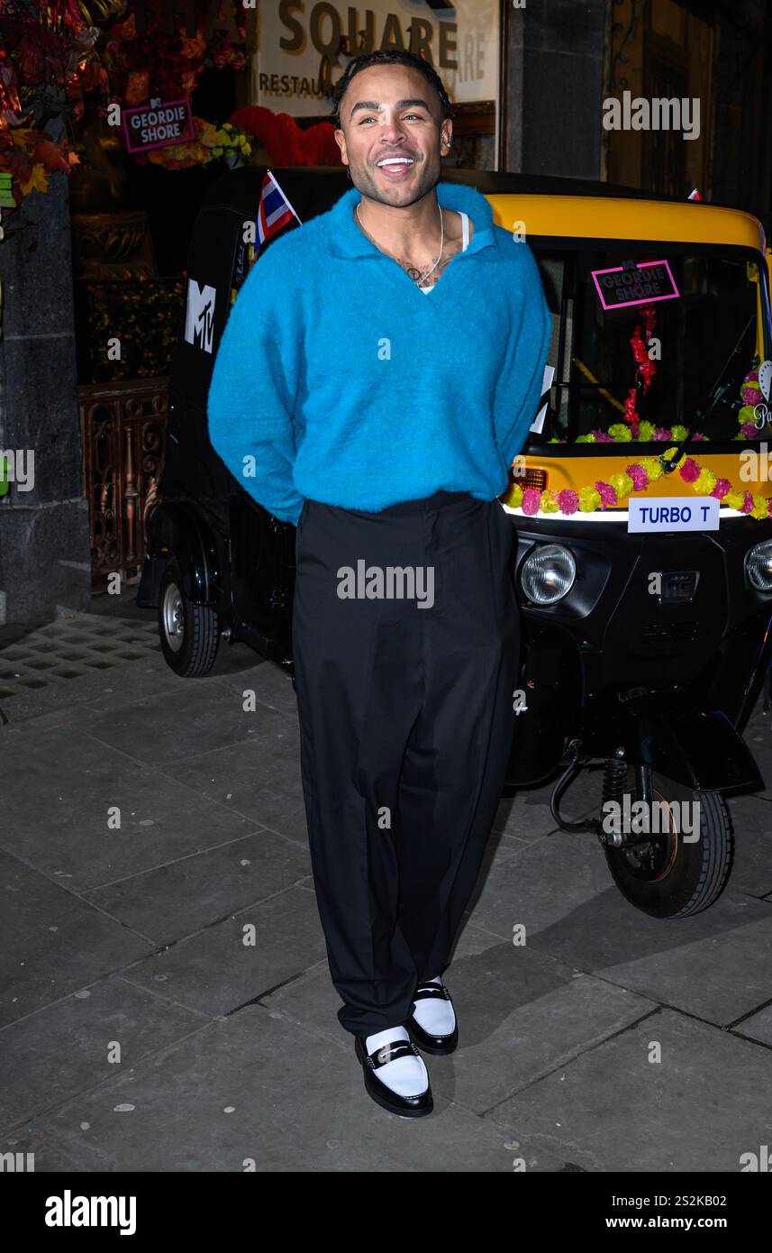 London, UK. January 7th, 2025. Nathan Henry at the Geordie Shore Series