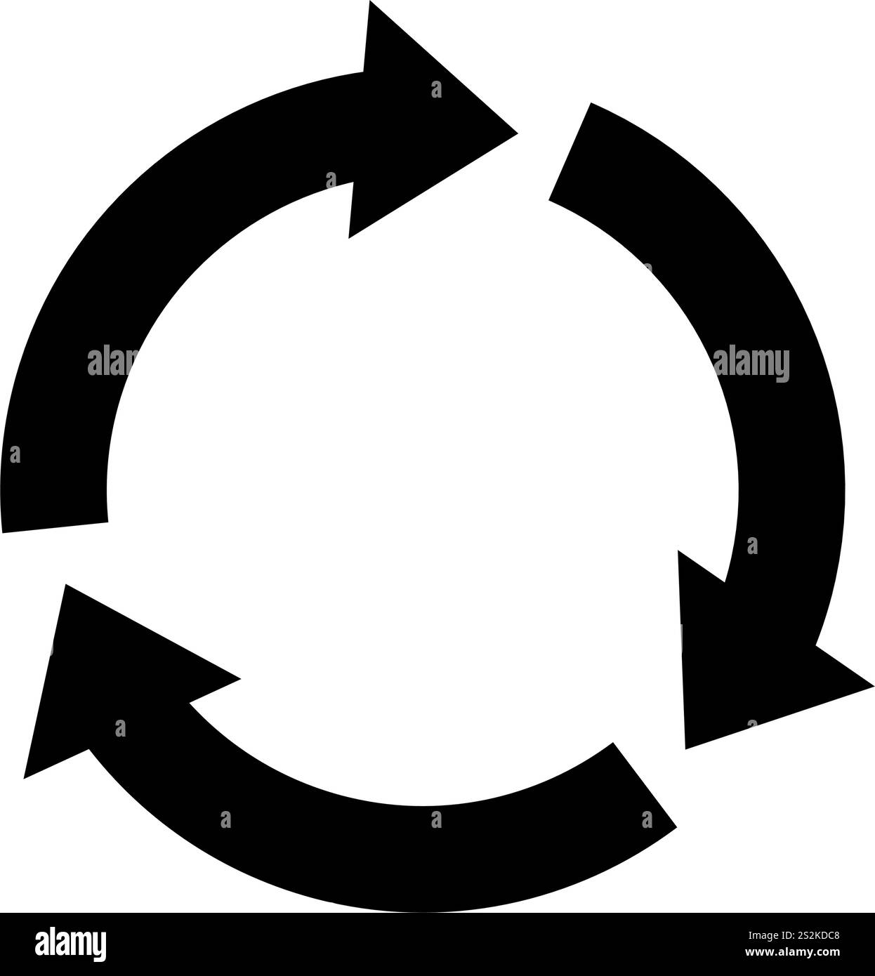 recycle symbol with arrows Stock Vector Image & Art - Alamy