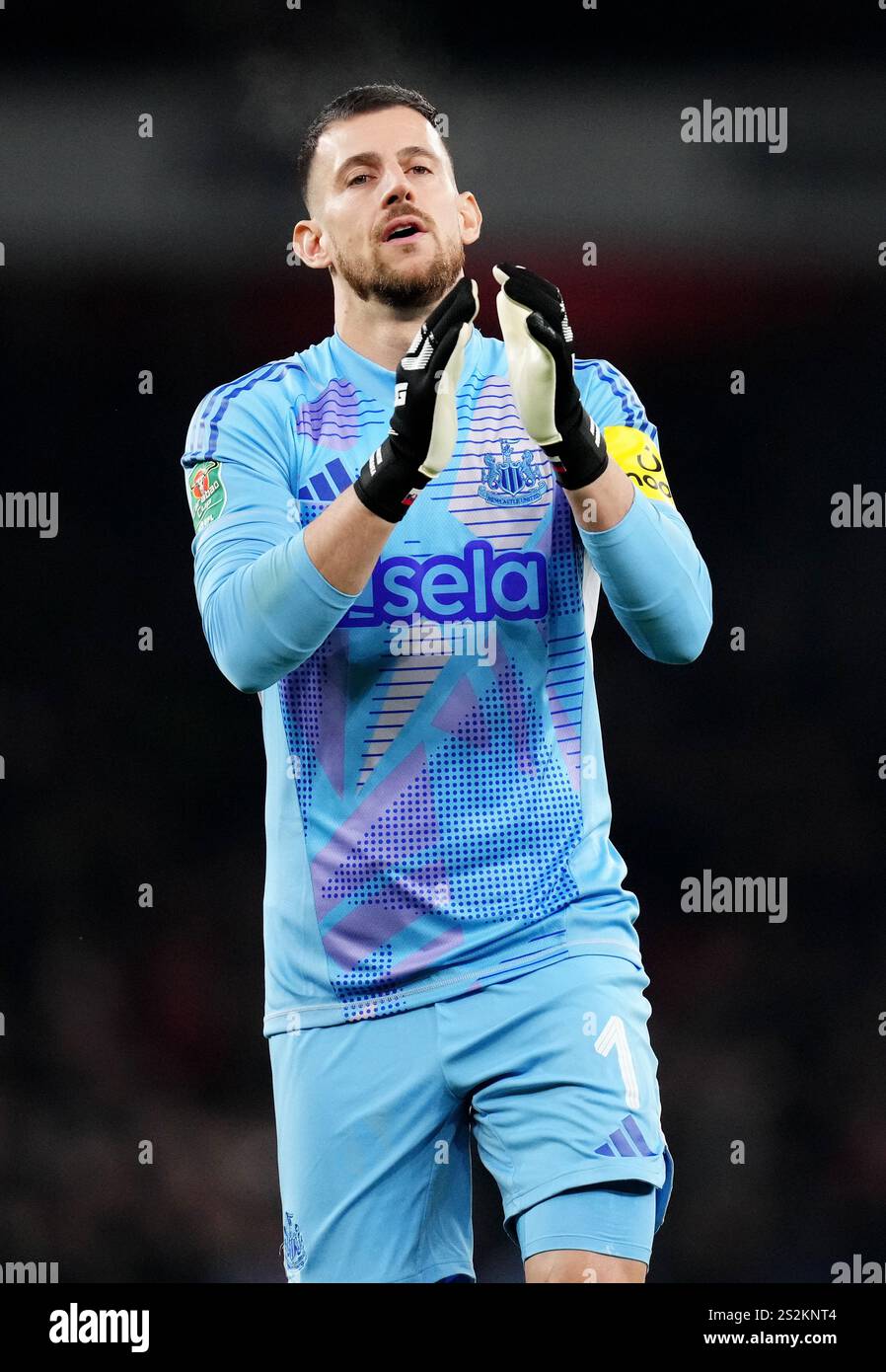 Newcastle United goalkeeper Martin Dubravka during the Carabao Cup semi