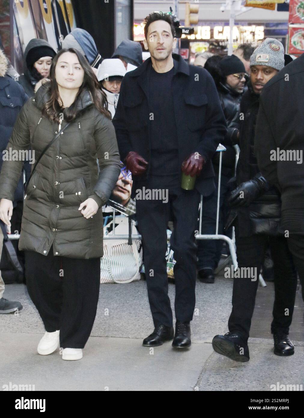 January 07, 2025 Adrien Brody on Good Morning America to talk about