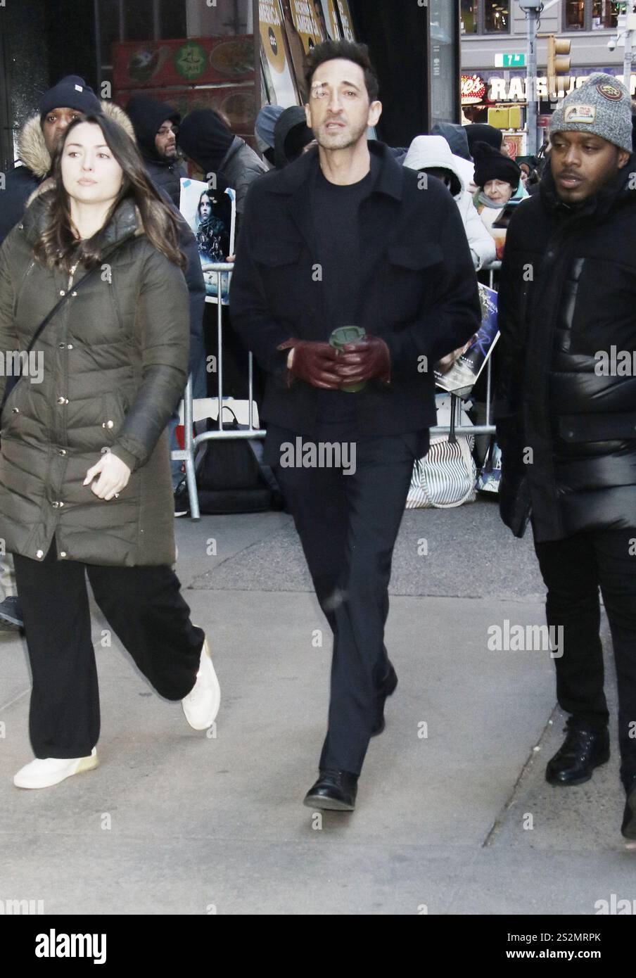 January 07, 2025 Adrien Brody on Good Morning America to talk about