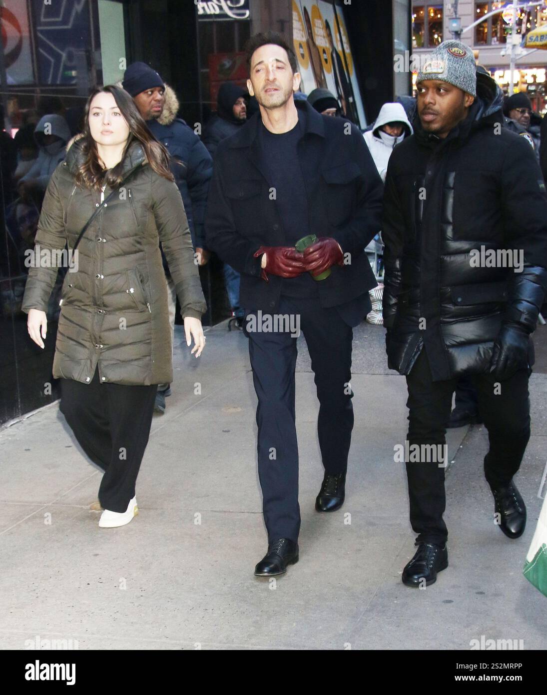 January 07, 2025 Adrien Brody on Good Morning America to talk about