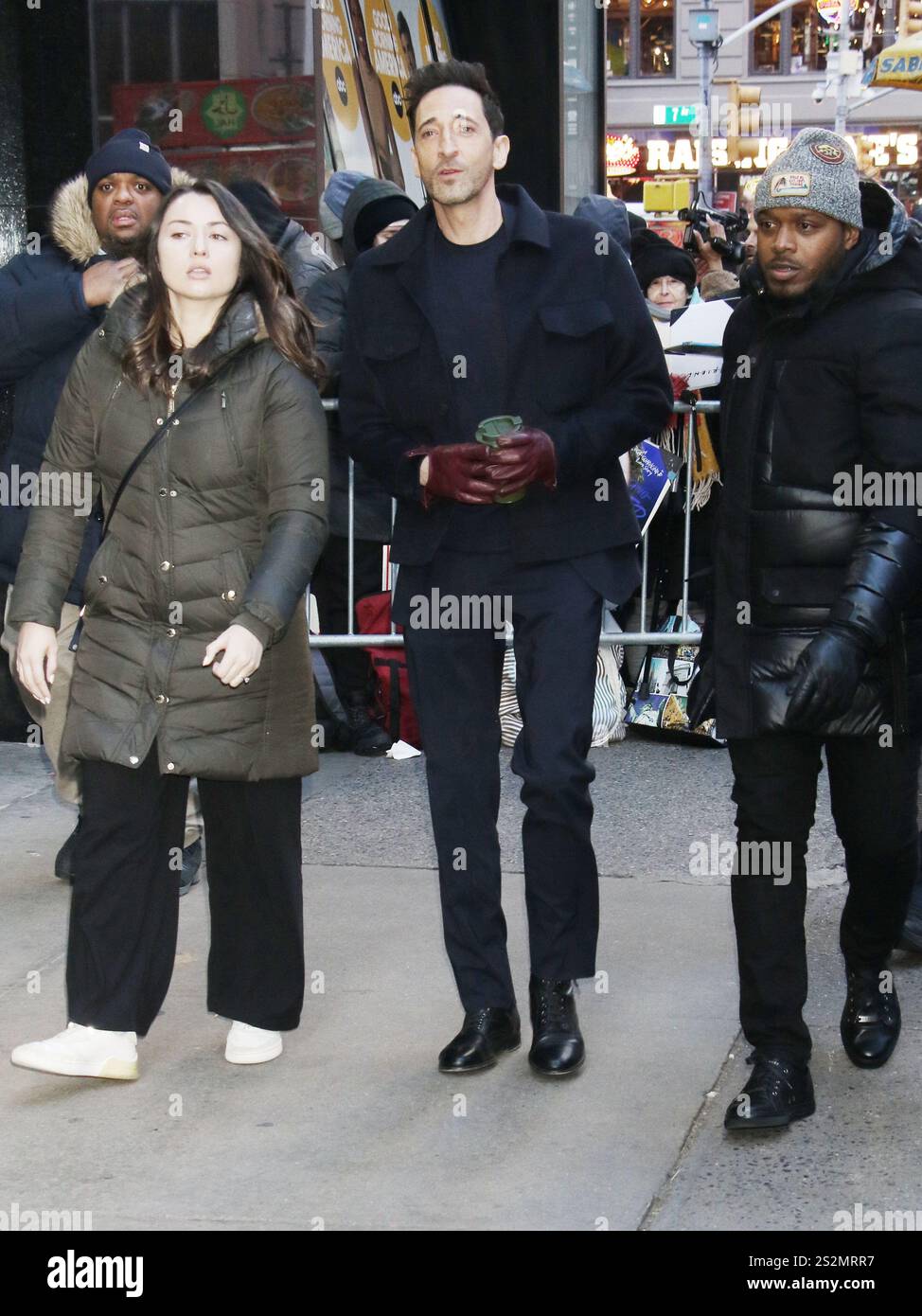 January 07, 2025 Adrien Brody on Good Morning America to talk about