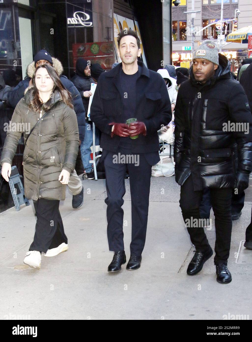 January 07, 2025 Adrien Brody on Good Morning America to talk about