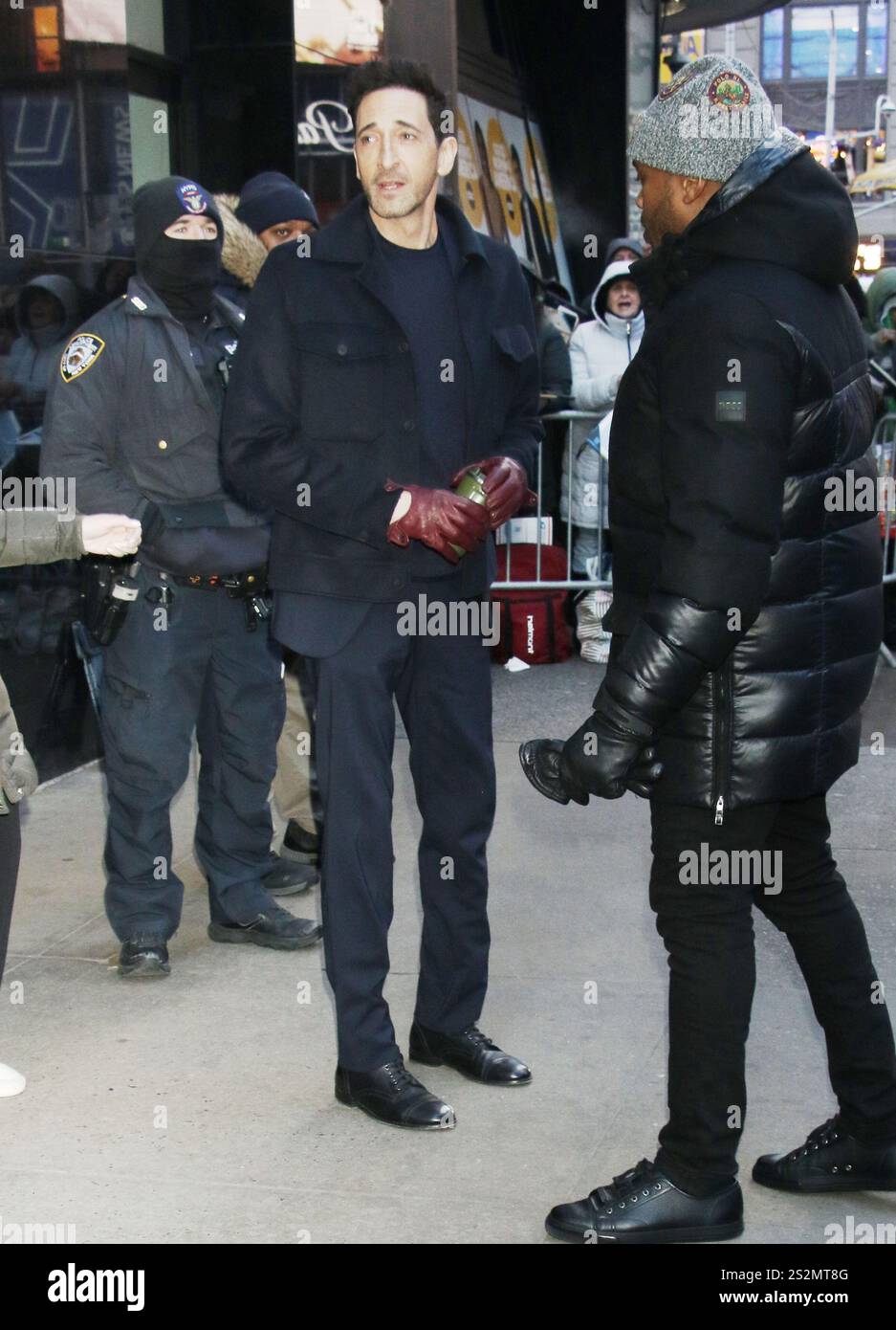 January 07, 2025 Adrien Brody on Good Morning America to talk about