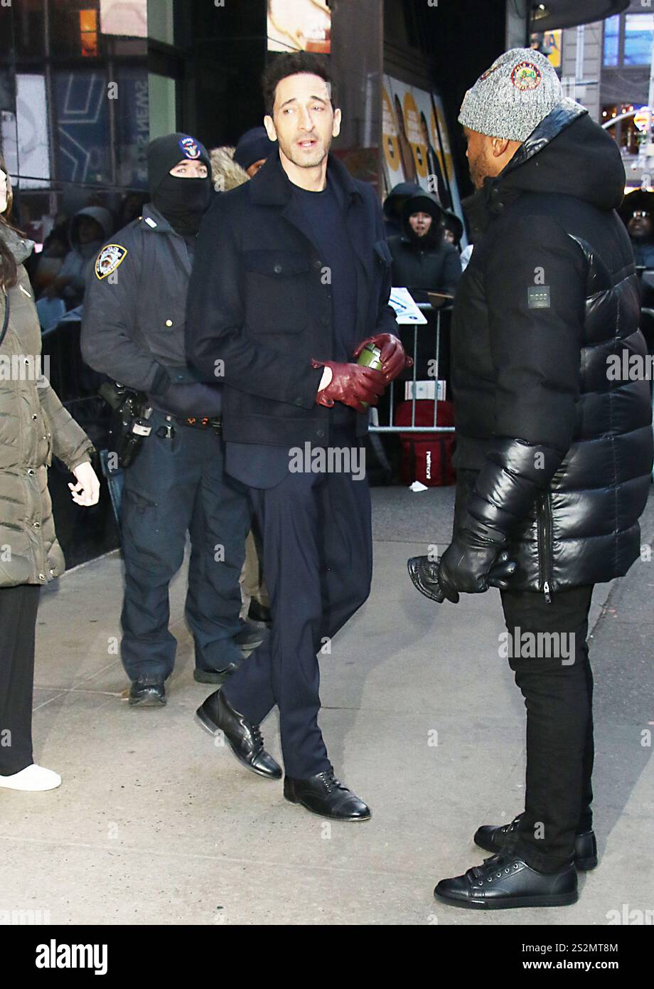 January 07, 2025 Adrien Brody on Good Morning America to talk about