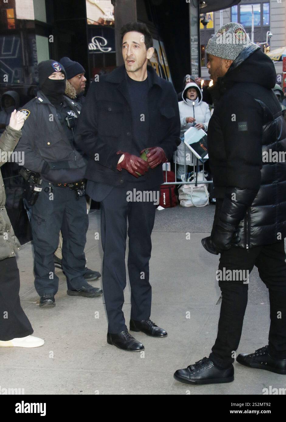 January 07, 2025 Adrien Brody on Good Morning America to talk about