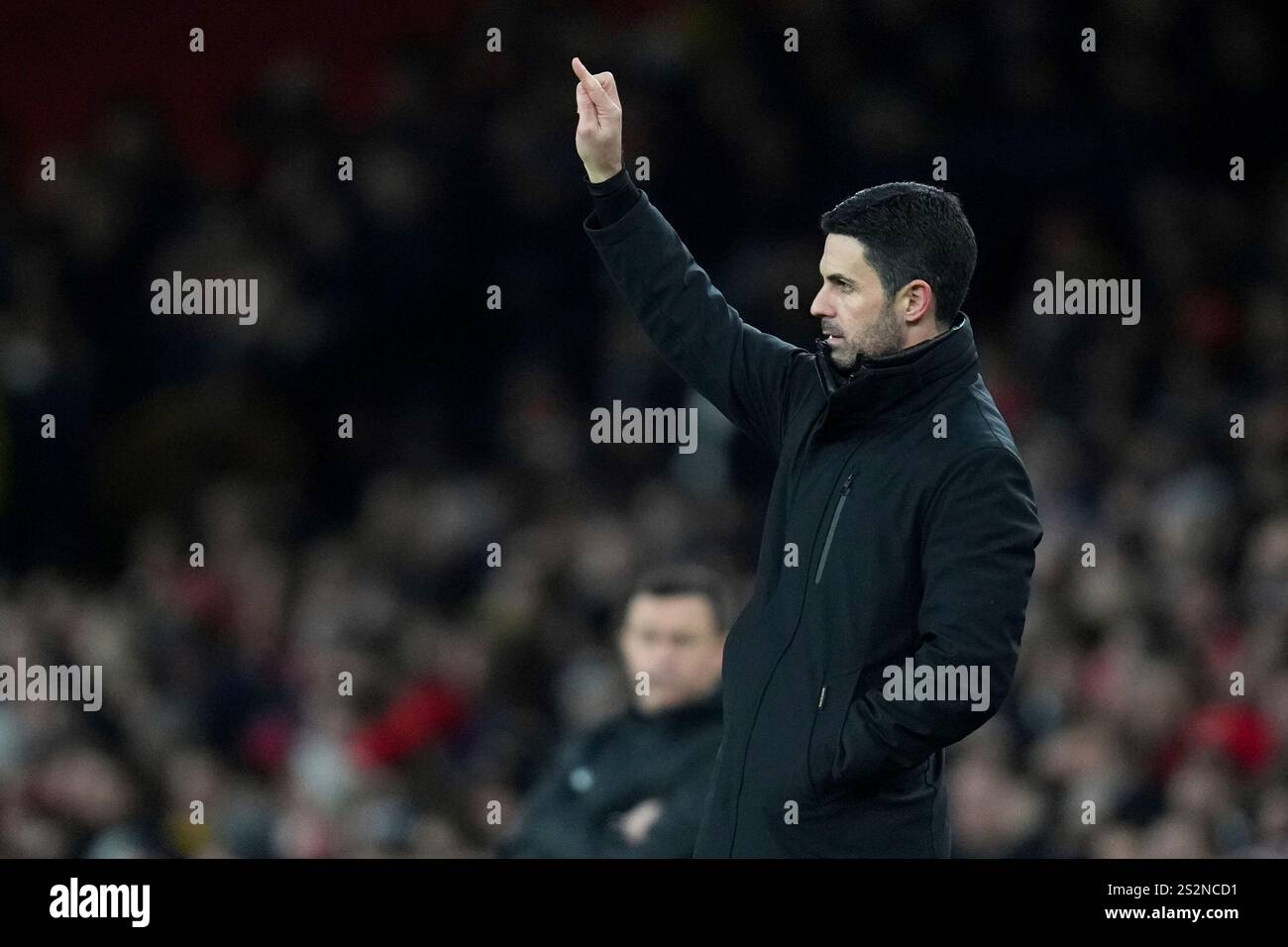 Arsenal's manager Mikel Arteta during the English League Cup semifinal