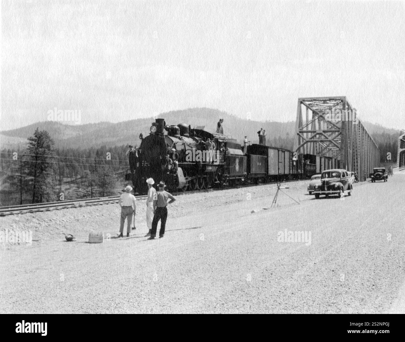New northern train Black and White Stock Photos & Images - Alamy