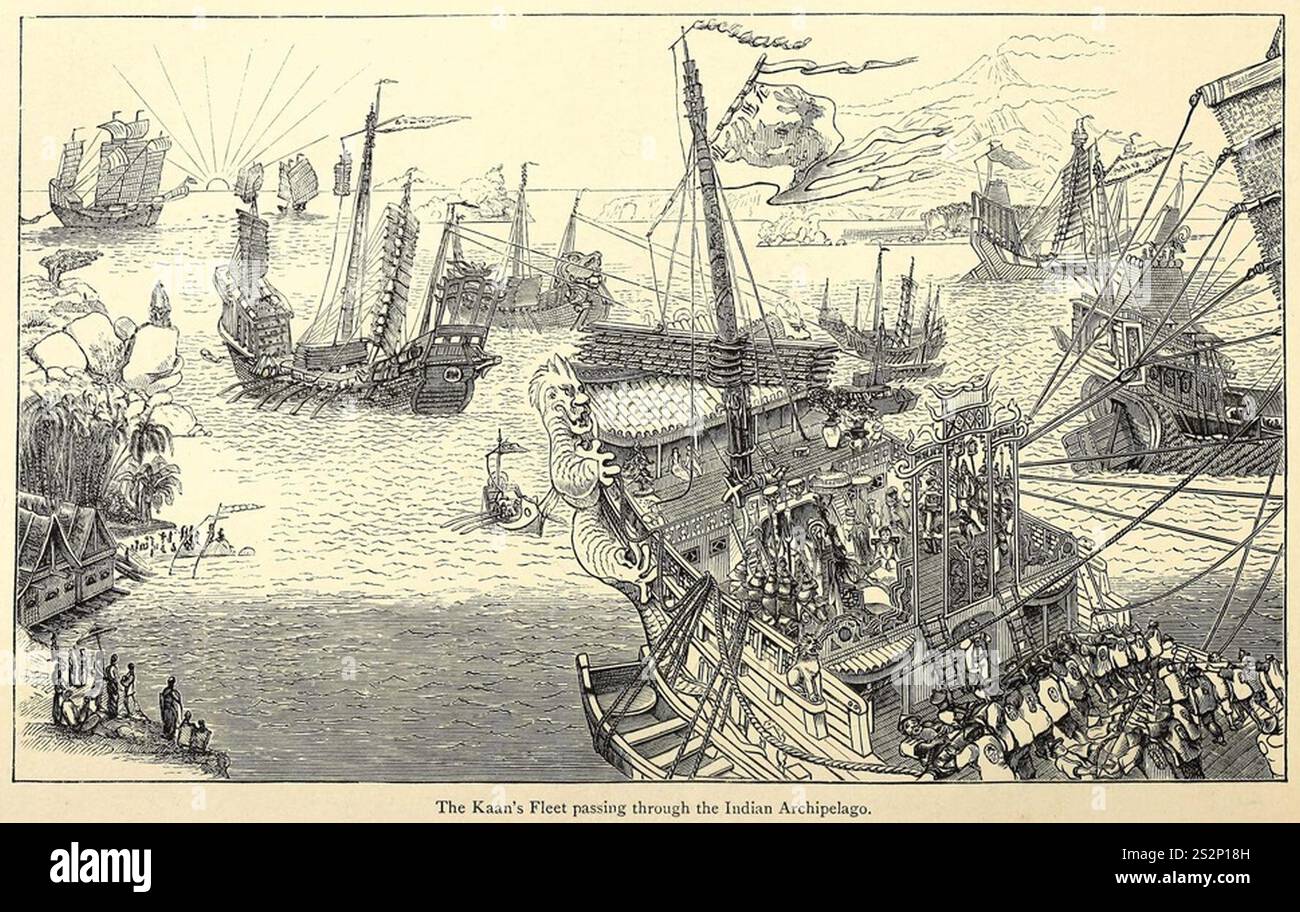 Kublai khan fleet hi-res stock photography and images - Alamy