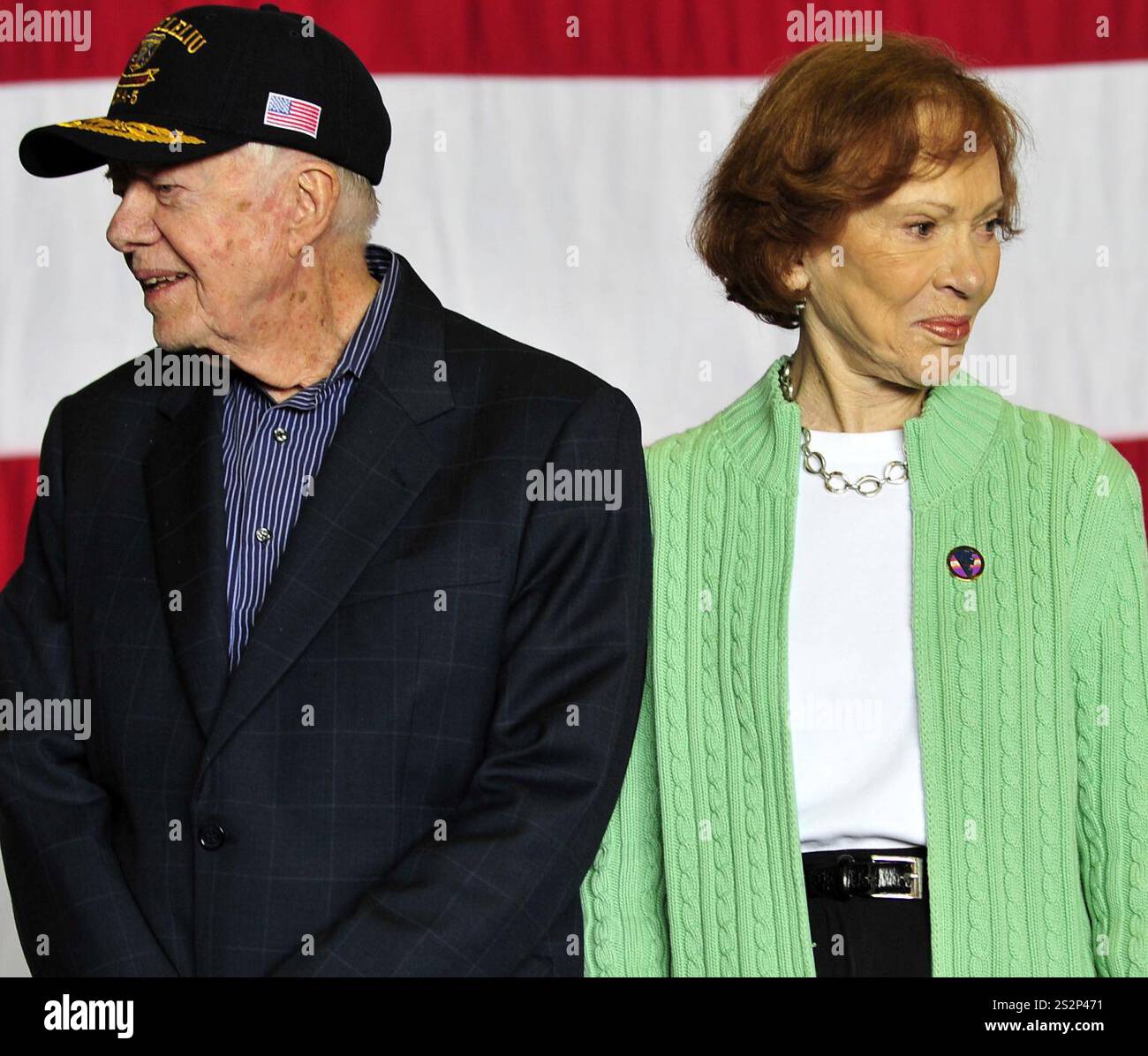 Former President Jimmy Carter and Former first lady Rosalynn Carter ...