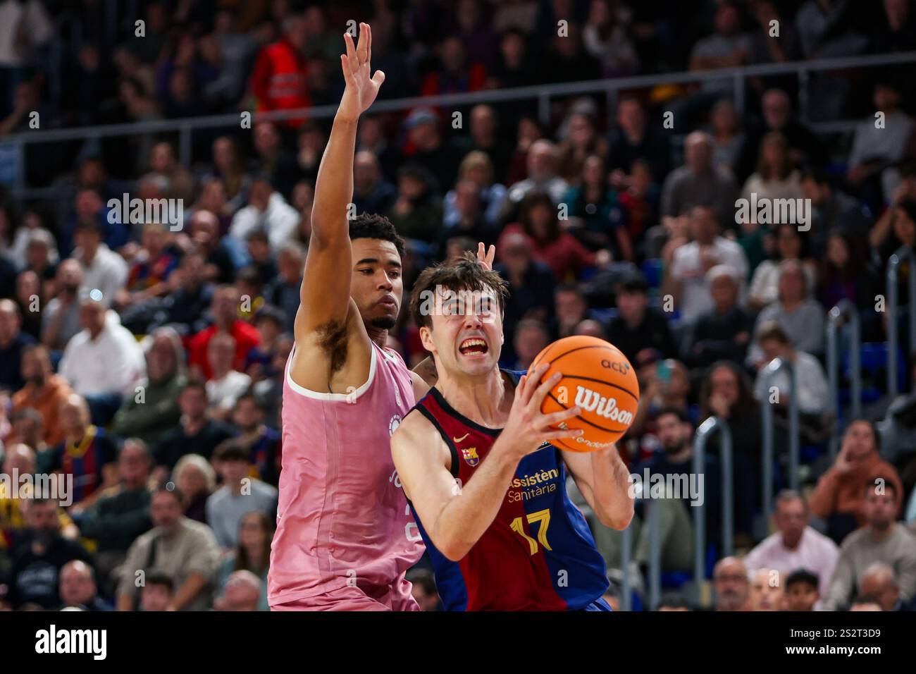 Barcelona, Spain. 05th Jan, 2025. Juan Nuñez of FC Barcelona and Devon ...