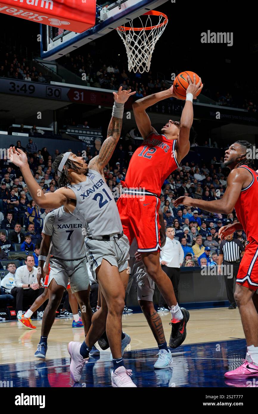 CINCINNATI, OH JANUARY 07 St. John's Red Storm guard RJ Luis Jr. (12