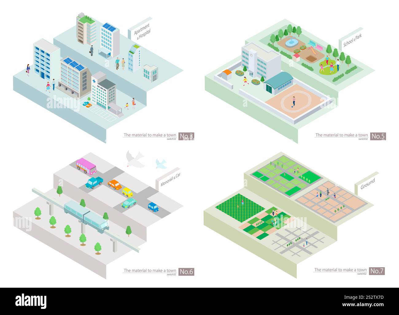 Town development parts hi-res stock photography and images - Alamy