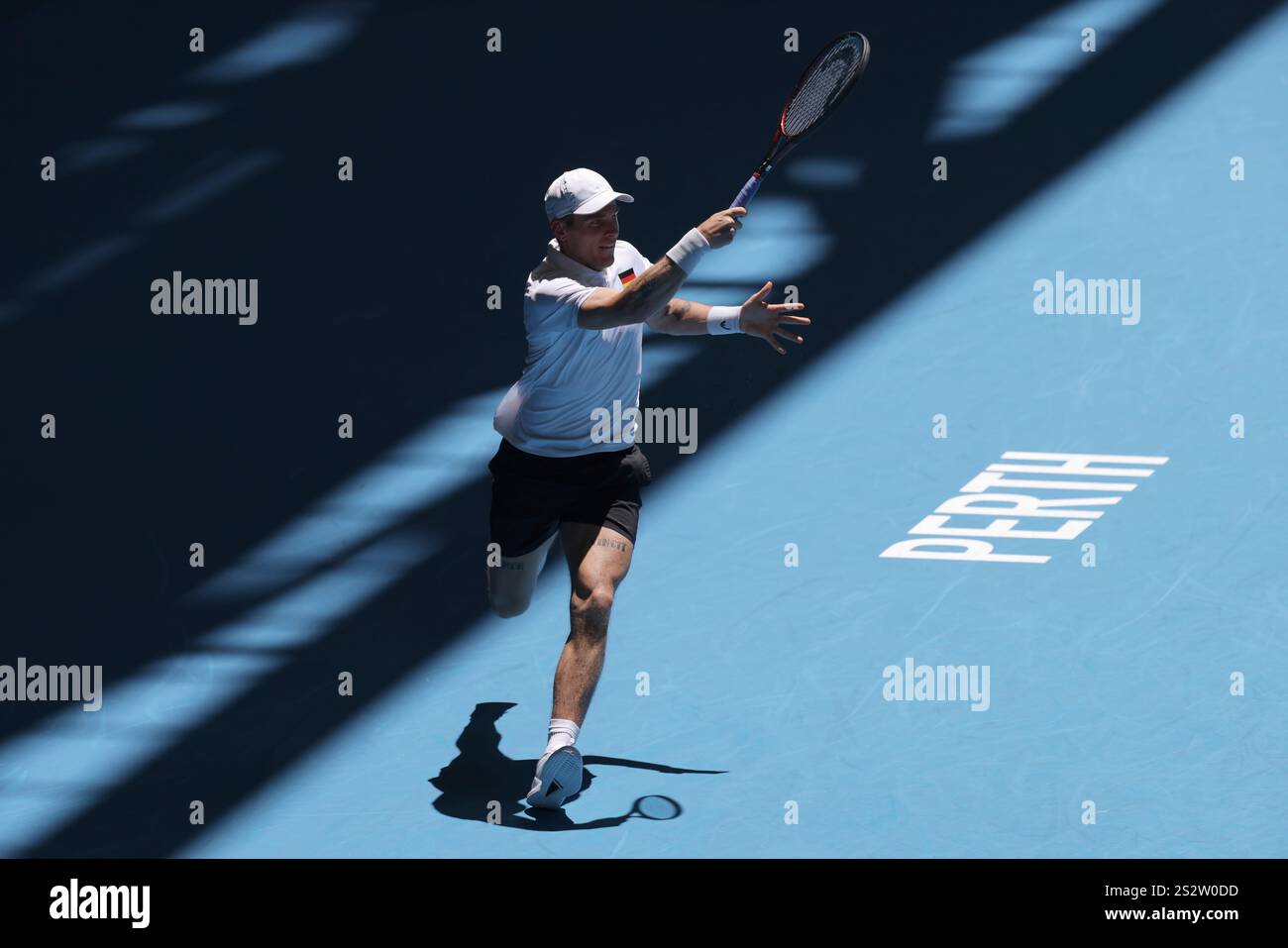 Daniel Masur of Germany in action against Alexander Shevchenko of ...