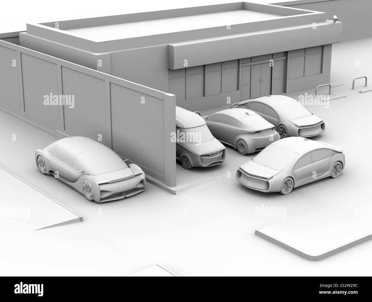 Car parking one way Black and White Stock Photos & Images - Alamy