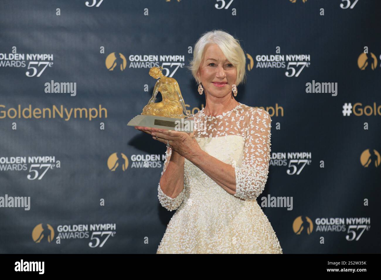Dame Helen Mirren With Her Crystal Nymph Award For Her Lifetime dame-helen-mirren-with-her-crystal-nymph-award-for-her-lifetime