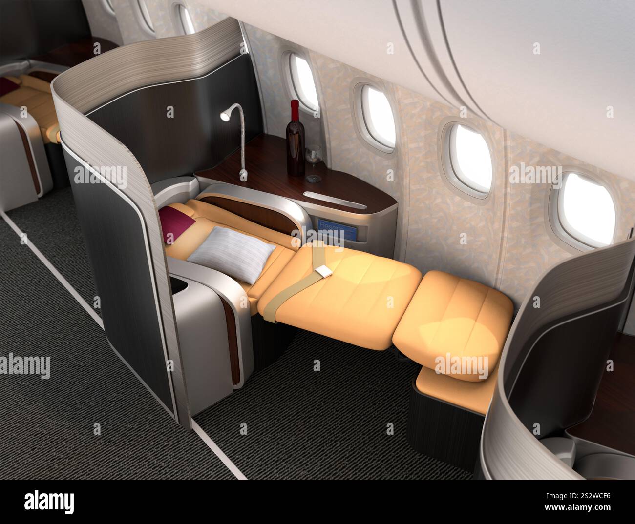Smart class cabin seats inside interior hi-res stock photography and ...