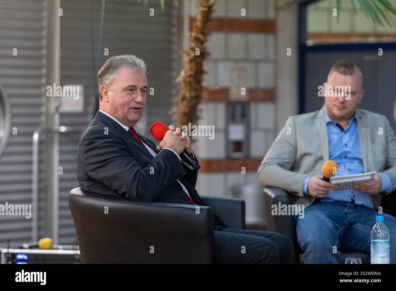 Claus Weselsky beim Bornheimer Ortsgespräch 07.01.2025 Der ehemalige