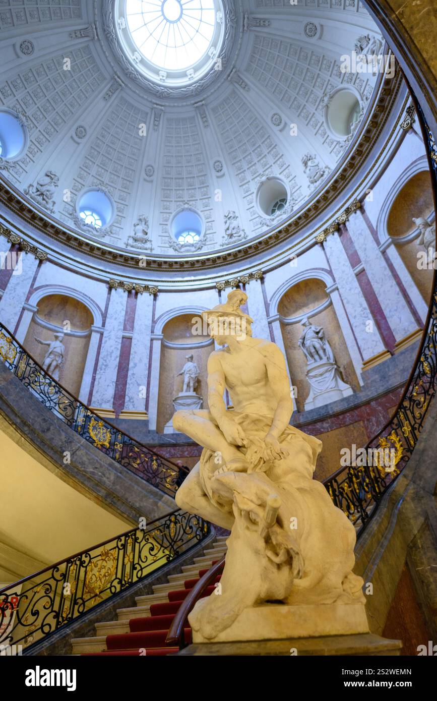 Bode Interior Interior of Bode Museum, mixed art collection of sculptures, paintings ...