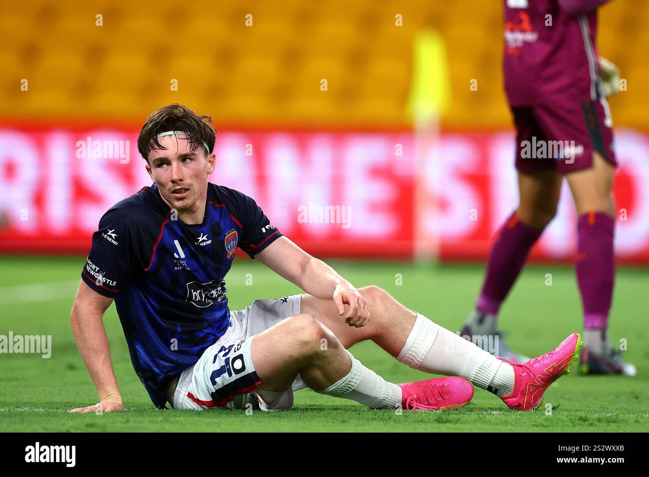 Clayton Taylor of the Jets reacts during the ALeague Men Round 11