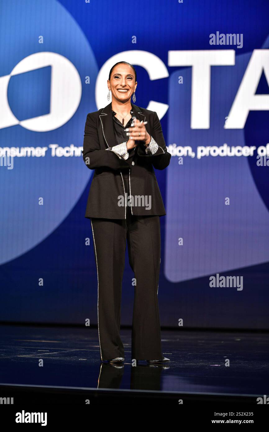 LAS VEGAS, Nevada Deena Ghazarian speaking at the Panasonic Keynote