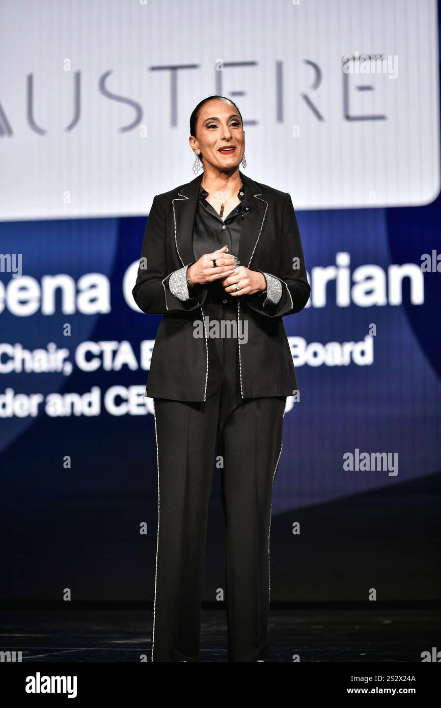LAS VEGAS, Nevada Deena Ghazarian speaking at the Panasonic Keynote